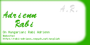 adrienn rabi business card